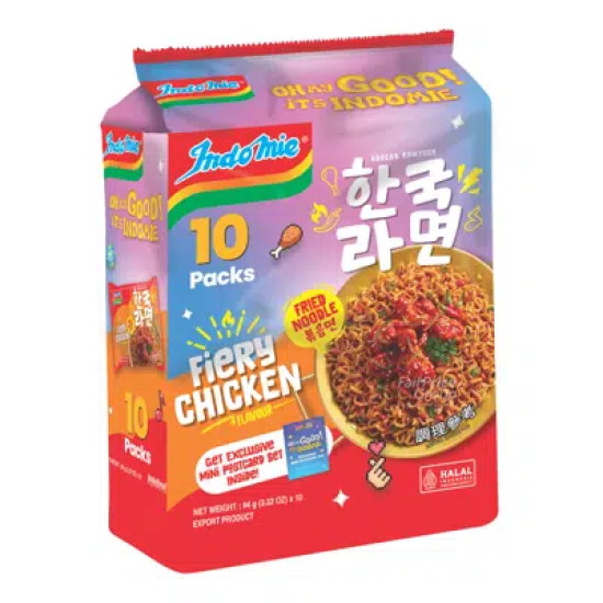 INDOMIE KOREAN RAMYEON FIERRY CHIKIN 94GM*10'S