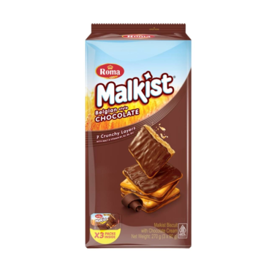 ROMA MALKIST CHOCOLATE 90GM*3