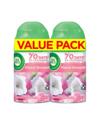 AIR WICK FRESHMATIC (RF) FLORAL BOUQUET (TP)250ML*2