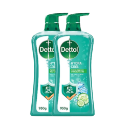 DETTOL SHOWER GEL (TP) HYDRA COOL 950G*2