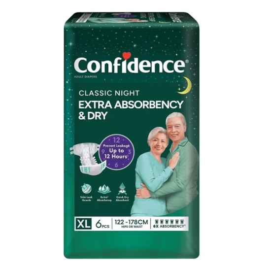 CONFIDENCE ADULT CLASSIC NIGHT TAPE XL6'S