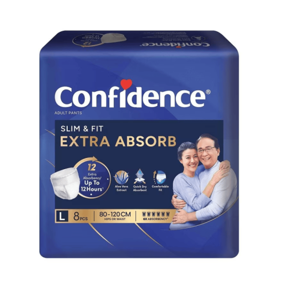 CONFIDENCE ADULT EXTRA ABSORB PANTS L8'S