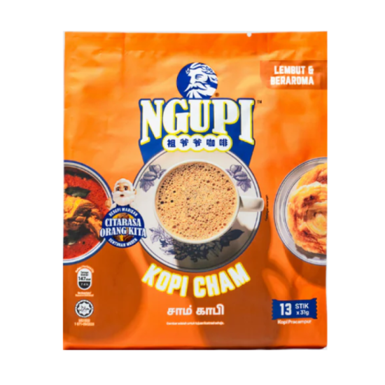 ZUS NGUPI INSTANT PERMIX - KOPI CHAM 31GM*13'S