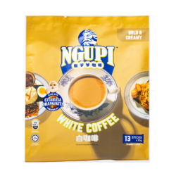ZUS NGUPI INSTANT PERMIX - WHITE COFFEE 33GM*13'S ZUS NGUPI INSTANT PERMIX - WHITE COFFEE 33GM*13'S