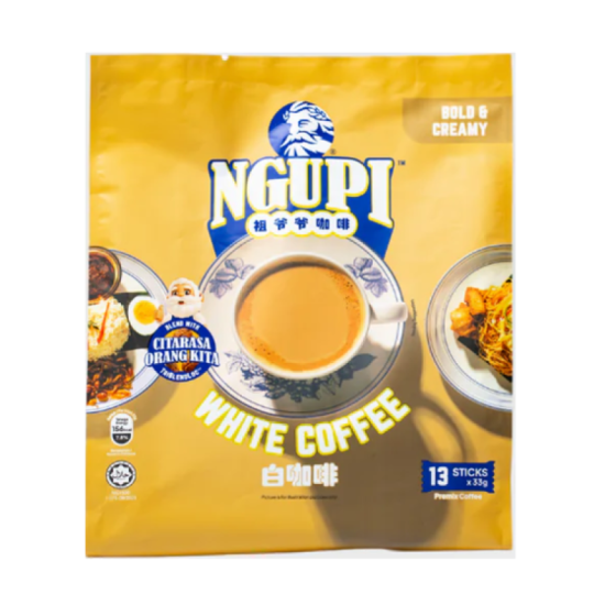 ZUS NGUPI INSTANT PERMIX - WHITE COFFEE 33GM*13'S