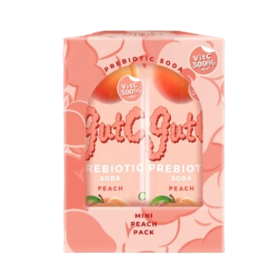 GUTC PREBIOTIC SODA - PEACE 250ML*4'S