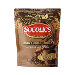 SOCOLIC'S DAIRY MALT LATTE 30GM*8'S SOCOLIC'S DAIRY MALT LATTE 30GM*8'S