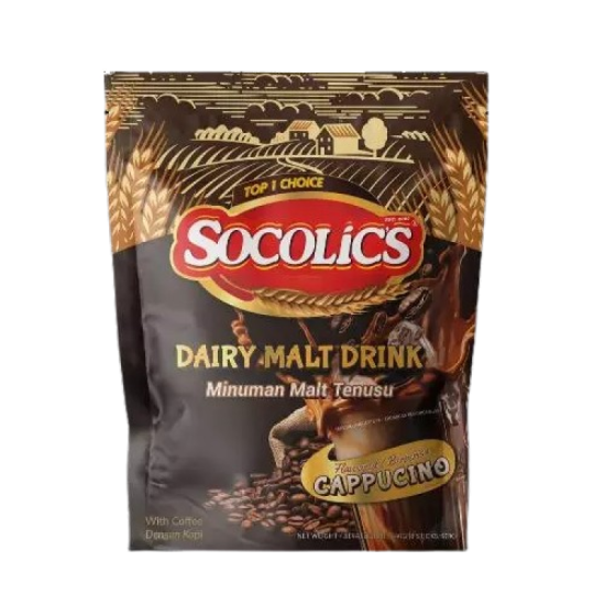 SOCOLIC'S DAIRY MALT CAPPUCCINO 30GM*8'S