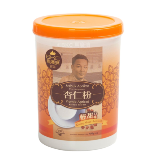 BKC PREMIX APRICOT KERNELS POWDER -LESS SUGAR 450G BKC PREMIX APRICOT KERNELS POWDER -LESS SUGAR 450G