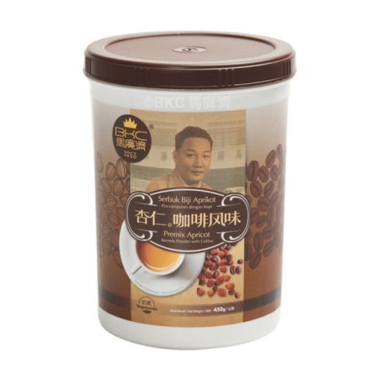 BKC PREMIX APRICOT KERNELS POWDER WITH COFFEE 450G BKC PREMIX APRICOT KERNELS POWDER WITH COFFEE 450G
