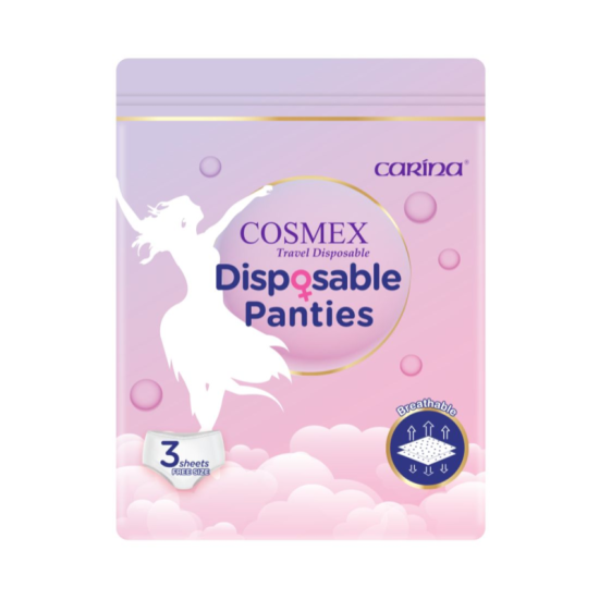 CARINA COSMEX TRAVEL DISPOSABLE PANTIES 3'S CARINA COSMEX TRAVEL DISPOSABLE PANTIES 3'S