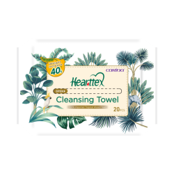 CARINA HEARTTEX CLEANSING TOWEL 20'S CARINA HEARTTEX CLEANSING TOWEL 20'S