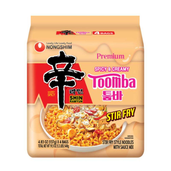 NONGSHIM SHIN RAMYUN TOOMBA 137GM*4