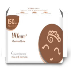 UUCARE CROWN A/BACTERIAL P/LINER 150MM 40s