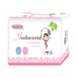 YOUNG GIRL A/BAC WASHABLE PADS DAY 240MM 16s