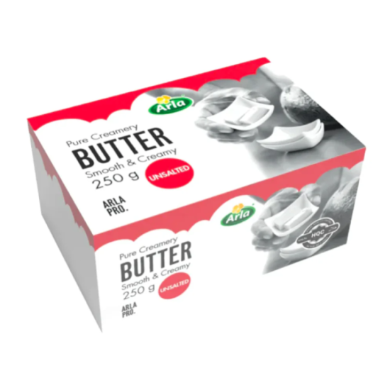 ARLA PRO CREAMERY BUTTER - UNSALTED 250G
