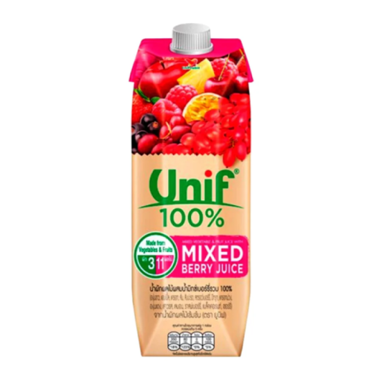 UNIF 100% MIX VEG&FRUIT W MIX BERRY JUICE 1 LIT