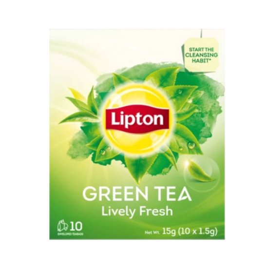 LIPTON FRESH GREEN TEA 1.5GM*10'S