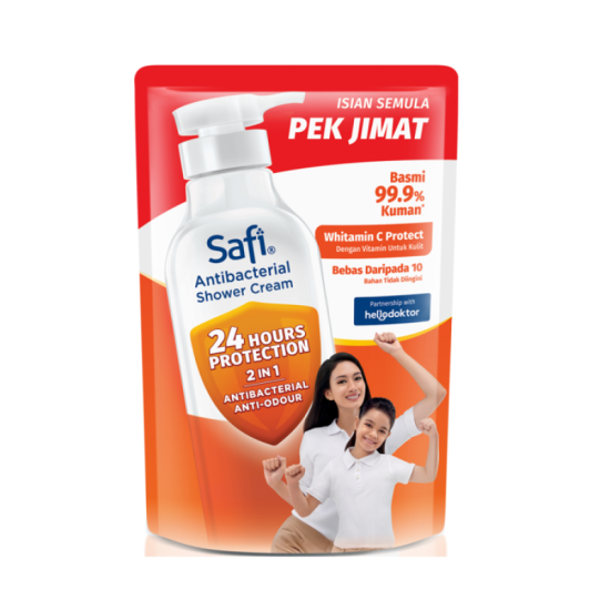 SAFI ANTIBAC SHOWER (REFILL) WHITAMIN C PROTECT 85 SAFI ANTIBAC SHOWER (REFILL) WHITAMIN C PROTECT 85