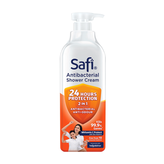 SAFI ANTIBAC SHOWER CREAM WHITAMIN C PROTECT 975G SAFI ANTIBAC SHOWER CREAM WHITAMIN C PROTECT 975G