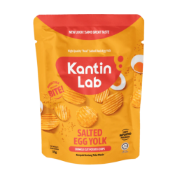 KANTIN LAB POTATO CHIPS SALTED EGG 80GM KANTIN LAB POTATO CHIPS SALTED EGG 80GM