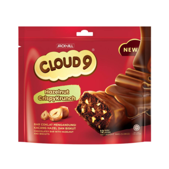 CLOUD 9 HAZELNUT CRISPYKRUNCH 12GM*12