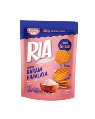 RIA POTATO CHIPS HIMALAYAN SALT 100GM