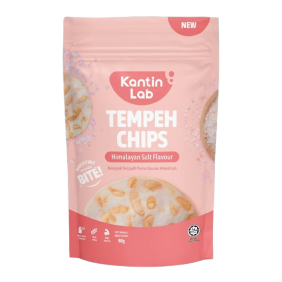 KANTIN LAB TEMPEH CHIPS HIMALAYAN SALT 80GM