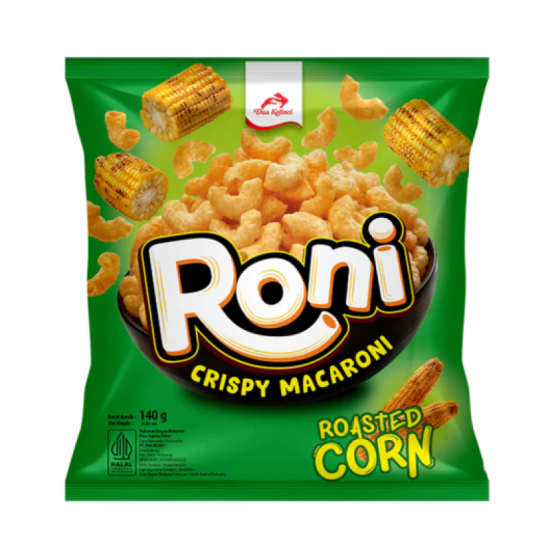 RONI CRISPY MACARONI ROASTED CORN 140GM