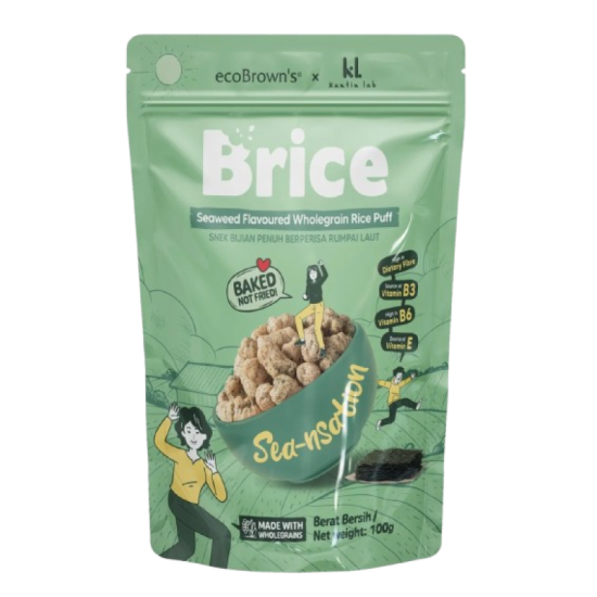 ECOBROWN BRICE PUFF SEAWEED 100GM