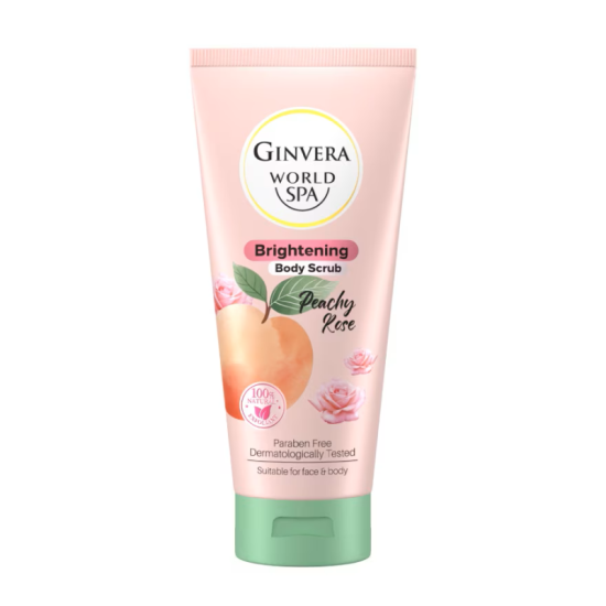 GINVERA WORLD SPA PEACHY ROSE BODY SCRUB 200G GINVERA WORLD SPA PEACHY ROSE BODY SCRUB 200G
