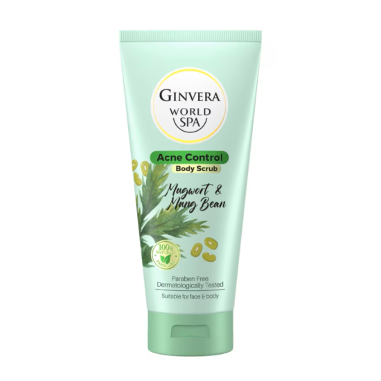 GINVERA WORLD SPA MUGWORT&MUNG BEAN BODY SCRUB 200G GINVERA WORLD SPA MUGWORT&MUNG BEAN BODY SCRUB 200G