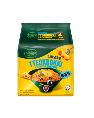 BIBIGO STIR FRIED RAMYUN CHEESE TTEOKBOKKI 127GM*4