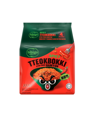 BIBIGO STIR FRIED RAMYUN SPICY TTEOKBOKKI 122GM*4