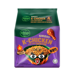 BIBIGO STIR FRIED RAMYUN SMOKY K-CHICKEN 122GM*4