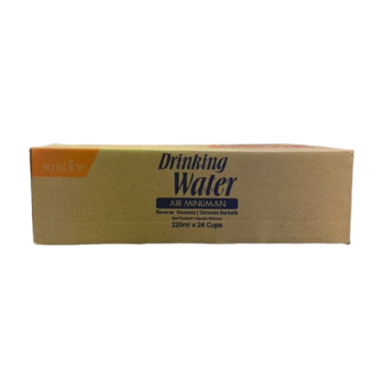 SUNSHINE DRINKING WATER (CUPS) 220ML*24'S