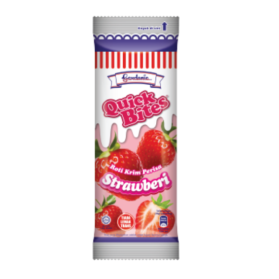 GARDENIA QUICK BITES STRAWBERRY 50GM