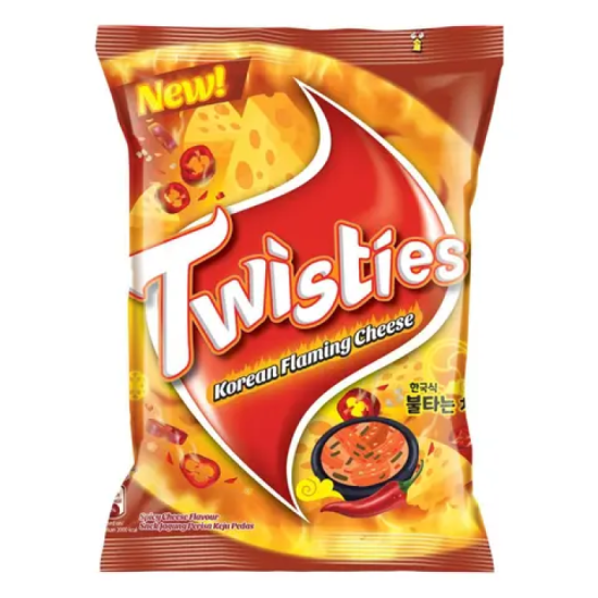 TWISTIES KOREAN FLAMING CHEESE 60GM