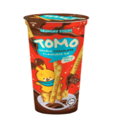 TOMO CRUNCHY STICKS D/CHOCO 40GM