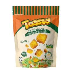 TOASTY GARLIC BUTTER CROUTON 100GM TOASTY GARLIC BUTTER CROUTON 100GM