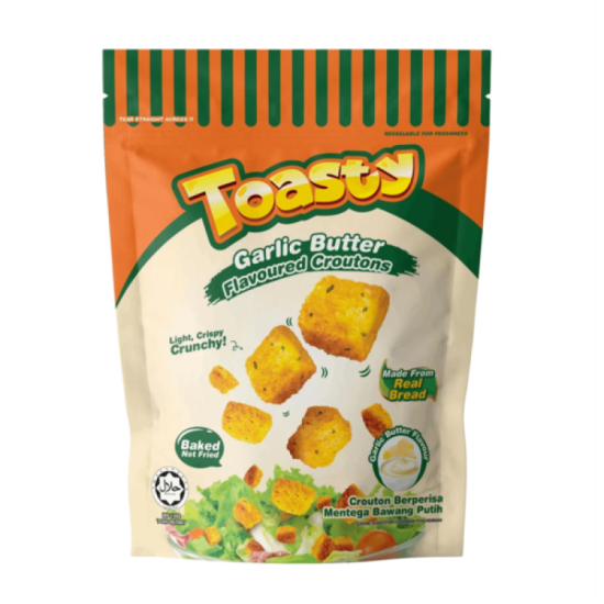 TOASTY GARLIC BUTTER CROUTON 100GM