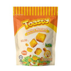 TOASTY HONEY MUSTARD CROUTON 100GM TOASTY HONEY MUSTARD CROUTON 100GM