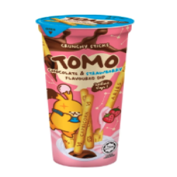 TOMO CRUNCHY STICKS CHOCO & SBERRY 40GM
