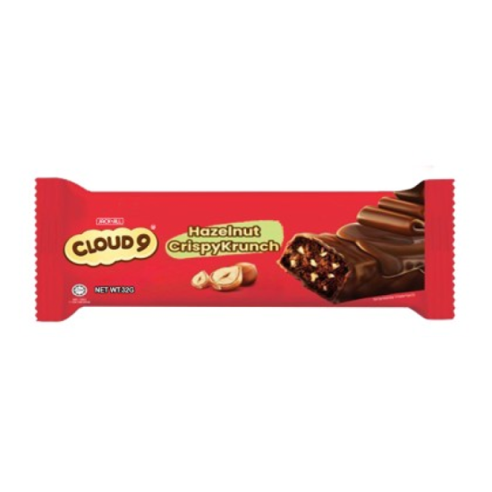 CLOUD 9 HAZELNUT CRISPYKRUNCH 32GM