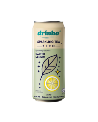 DRINHO SPARKLING TEA ZERO SALTED LEMON 320ML