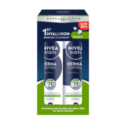 NIVEA MEN SPRAY DERMA CONTROL SENSITIVE 150ML*2