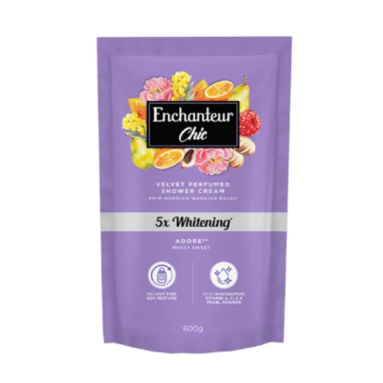 ENCHANTEUR CHIC SHOWER CREAM ( RF ) ADORE 600G