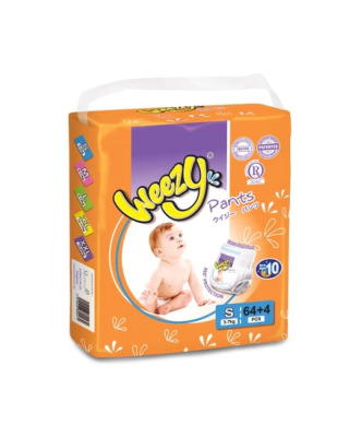 WEEZY JUMBO PACK DISPOSABLE BABY PANTS  S68