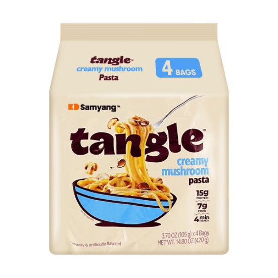 SAMYANG TANGLE CREAMY MUSHROOM PASTA 105GM*4