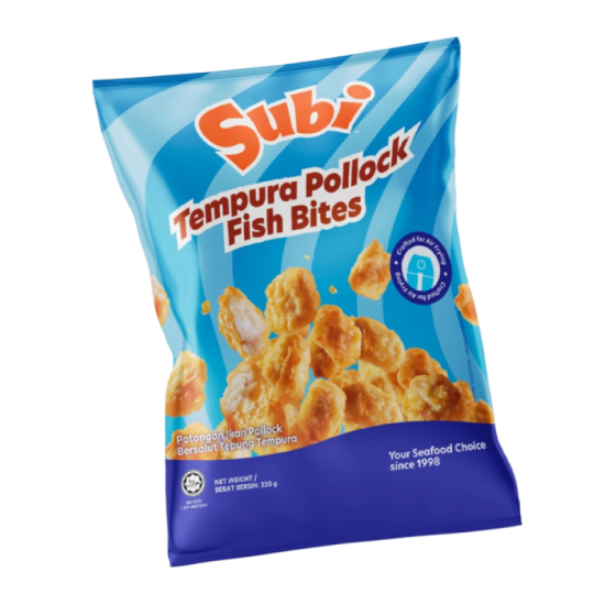 SUBI TEMPURA POLLOCK FISH BITES 320G